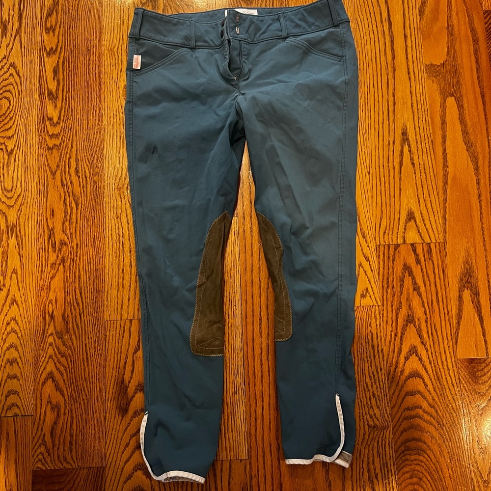 Tailored Sportsman Lake Blue Breeches 32 R